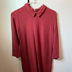 Sessun luxury french Brand Shift Dress w Peter Pan Collar